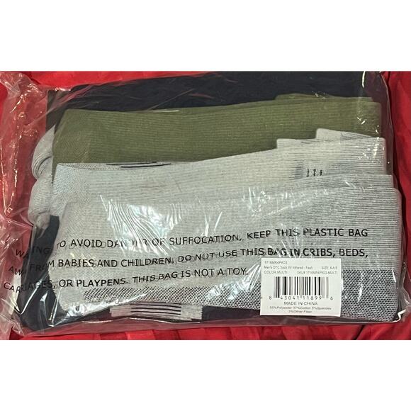 Tommie Copper Men’s 4 pack Infrared Over The Calf Compression Socks Medium New - Picture 1 of 4